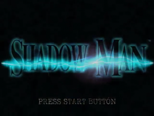Shadow Man title screen for Sega Dreamcast